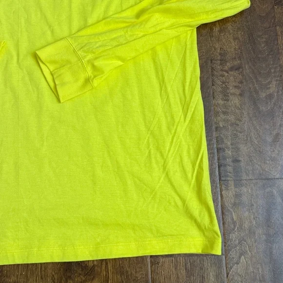 Nike Vibrant Yellow Long Sleeve Tee Size XXL - Picture 16 of 17